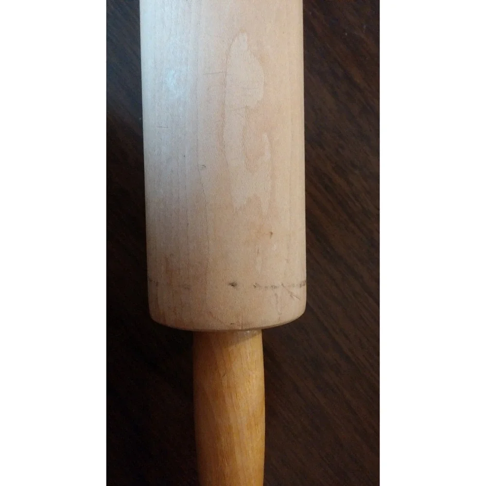 Wood‎ rolling pin